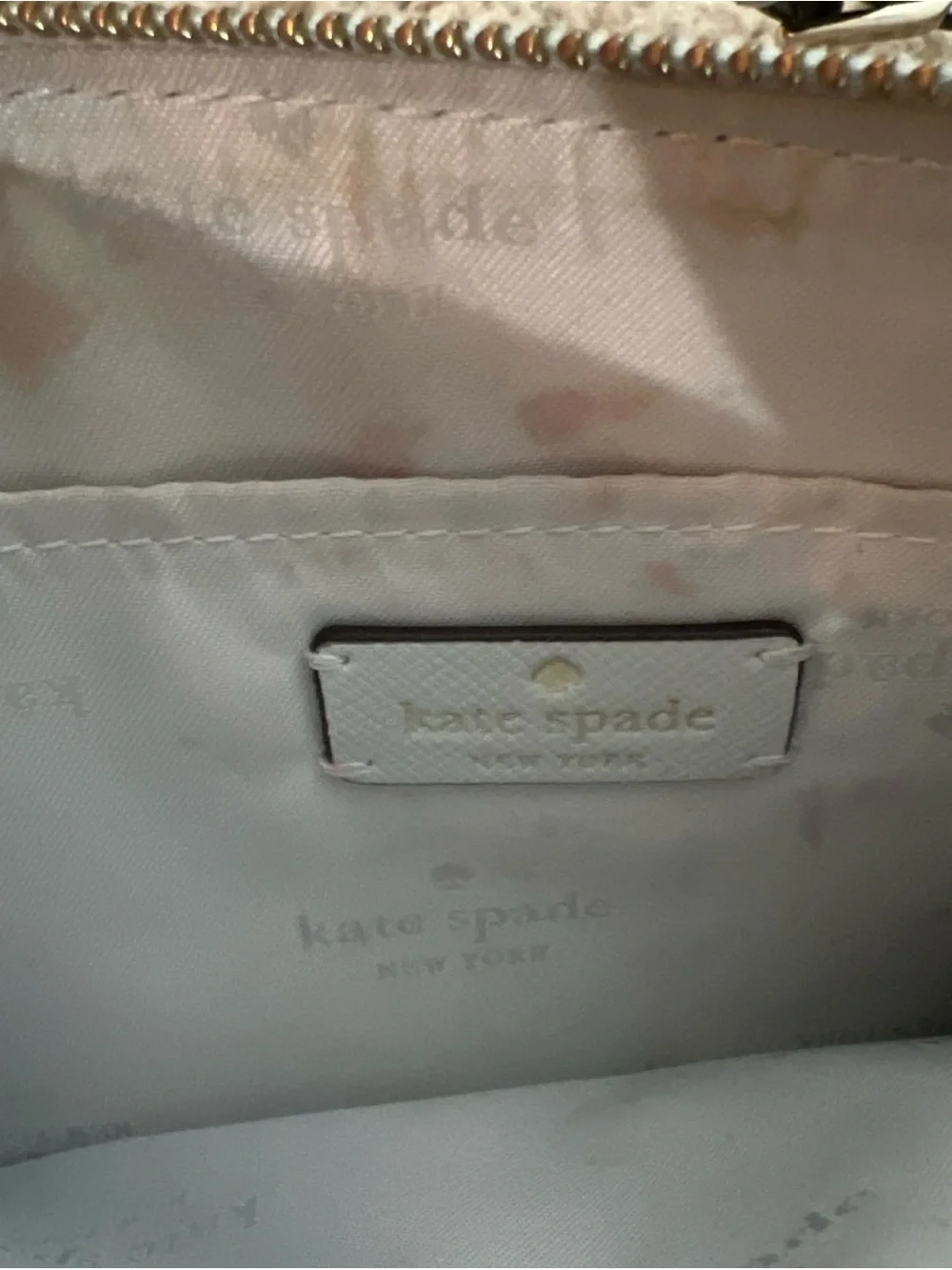Kate Spade Sadie Saffiano Leather Top Zip Crossbody Bag With Zippered Pouch